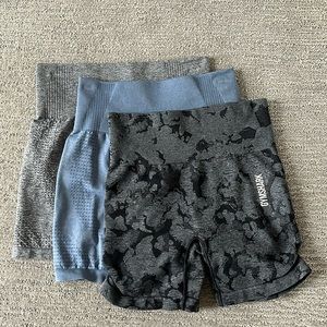 3 Pair of Gymshark Shorts